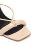 Detail View - Click To Enlarge - KALLISTE - Puffy Strap Square Toe Sandals