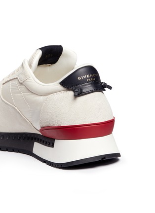 Detail View - Click To Enlarge - GIVENCHY - 'Runner Active' mixed media sneakers