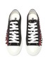 Detail View - Click To Enlarge - BURBERRY - 'Larkhall' two-tone logo print low-top sneakers