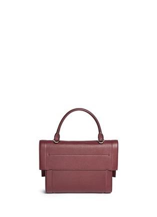 Back View - Click To Enlarge - GIVENCHY - 'Shark' small leather shoulder bag