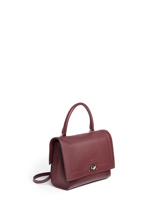 Figure View - Click To Enlarge - GIVENCHY - 'Shark' small leather shoulder bag