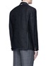 Back View - Click To Enlarge - THOM BROWNE  - 'Hector' wool stamp jacquard blazer