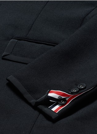  - THOM BROWNE  - Grosgrain ribbon wool-mohair tuxedo suit