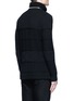Back View - Click To Enlarge - GIVENCHY - Detachable turtleneck wool-cotton sweater