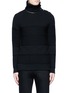 Main View - Click To Enlarge - GIVENCHY - Detachable turtleneck wool-cotton sweater