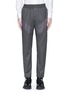 Main View - Click To Enlarge - GIVENCHY - Diagonal panel flannel pants