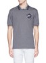 Main View - Click To Enlarge - GIVENCHY - Star monkey patch embroidery polo shirt