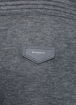 Detail View - Click To Enlarge - GIVENCHY - Logo patch bonded jersey sweatpants