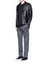 Figure View - Click To Enlarge - GIVENCHY - Logo patch bonded jersey sweatpants