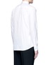 Back View - Click To Enlarge - GIVENCHY - Chain link collar cotton poplin shirt