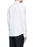 Back View - Click To Enlarge - GIVENCHY - Metal collar tip cotton shirt