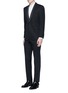 Figure View - Click To Enlarge - GIVENCHY - Bib front cotton tuxedo shirt