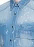 Detail View - Click To Enlarge - GIVENCHY - Distressed denim shirt