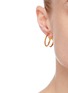 Figure View - Click To Enlarge - W. BRITT - 'L' 18K Gold Earrings