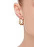 Figure View - Click To Enlarge - W. BRITT - 'O' 18K Gold Earrings