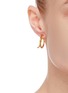 Figure View - Click To Enlarge - W. BRITT - 'J' 18K Gold Earrings