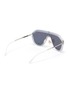 Figure View - Click To Enlarge - FENDI - Monogram visor sunglasses