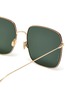 Detail View - Click To Enlarge - DIOR - Square metal frame sunglasses