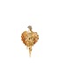 Back View - Click To Enlarge - PALAIS ROYAL - Ruby 18k gold ballerina brooch
