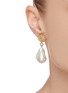 Figure View - Click To Enlarge - MEADOWLARK - 'Amulet' sapphire gold-plated pearl drop earrings