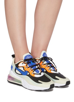 Figure View - Click To Enlarge - NIKE - Air Max 270 React' lace up sneakers