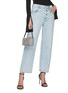 Figure View - Click To Enlarge - ALEXANDER WANG - Wangloc rhinestone top handle pouch