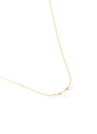 Detail View - Click To Enlarge - PERSÉE PARIS - 'Danae' diamond yellow gold necklace