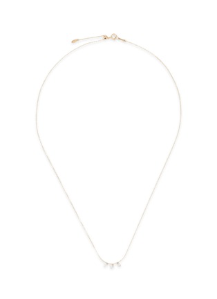 Main View - Click To Enlarge - PERSÉE PARIS - 'Danae' diamond yellow gold necklace