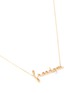 Detail View - Click To Enlarge - PERSÉE PARIS - 'Freedom' Diamond Pendant 9k Yellow Gold Chain Necklace