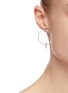 Figure View - Click To Enlarge - PERSÉE PARIS - 'Oribite' Diamond 9k White Gold Earrings
