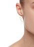Figure View - Click To Enlarge - PERSÉE PARIS - 'Fibule' diamond yellow gold earring