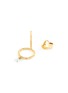 Detail View - Click To Enlarge - PERSÉE PARIS - 'Boheme' diamond yellow gold earring