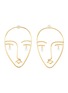 Main View - Click To Enlarge - PERSÉE PARIS - 'Matisse' diamond yellow gold earring