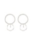Main View - Click To Enlarge - PERSÉE PARIS - 'Bonnie' Diamond 9k White Gold Earrings