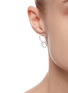 Figure View - Click To Enlarge - PERSÉE PARIS - 'Bonnie' Diamond 9k White Gold Earrings