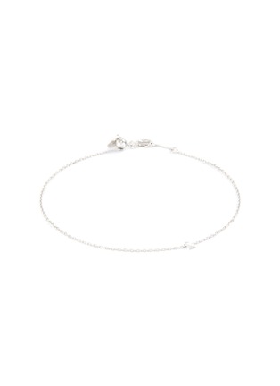 Main View - Click To Enlarge - PERSÉE PARIS - Danae' Diamond 9k White Gold Bracelet