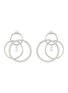 Main View - Click To Enlarge - PERSÉE PARIS - 'Toubillon' Diamond 9k White Gold Earrings