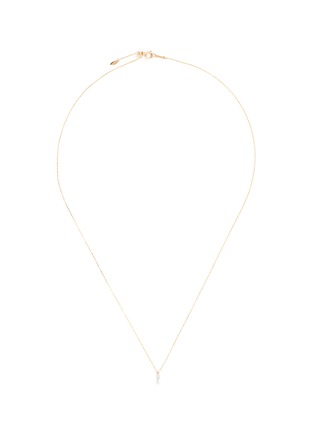 Main View - Click To Enlarge - PERSÉE PARIS - 'Danae' Diamond 9k Yellow Gold Chain Necklace