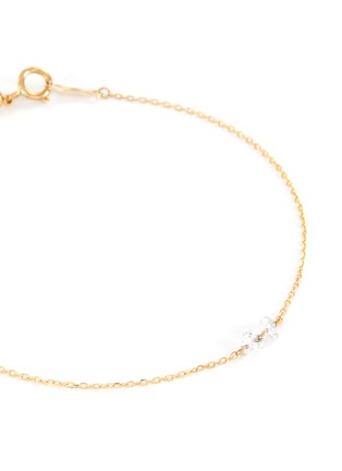 Detail View - Click To Enlarge - PERSÉE PARIS - 'Danae' Diamond 9k Yellow Gold Bracelet