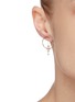 Figure View - Click To Enlarge - PERSÉE PARIS - 'Oribite' diamond yellow gold mini earring