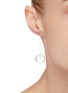 Figure View - Click To Enlarge - PERSÉE PARIS - 'Pendule' diamond yellow gold earring