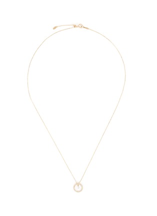 Main View - Click To Enlarge - PERSÉE PARIS - 'Commic Strip' diamond yellow gold necklace