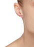 Figure View - Click To Enlarge - PERSÉE PARIS - 'Danae' Diamond 9k White Gold Earrings