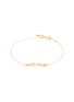 Main View - Click To Enlarge - PERSÉE PARIS - 'Amour' diamond yellow gold bracelet