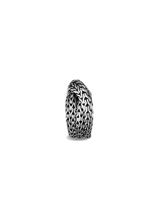 Detail View - Click To Enlarge - JOHN HARDY - Classic Chain Tiga' sterling silver crossover ring