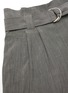  - GANNI - High waist belted suiting pants
