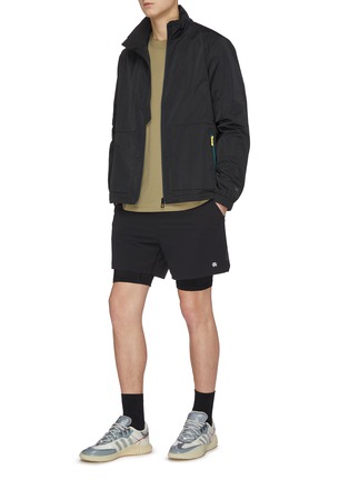 Figure View - Click To Enlarge - REIGNING CHAMP - Double knit mesh performance running shorts