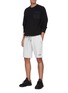 Figure View - Click To Enlarge - REIGNING CHAMP - Nylon Chest Pocket Hemline Cotton Sweatshirt
