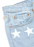  - GRLFRND - 'Karolina' star embroidered pocket light wash skinny jeans
