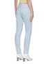 Back View - Click To Enlarge - GRLFRND - 'Karolina' star embroidered pocket light wash skinny jeans